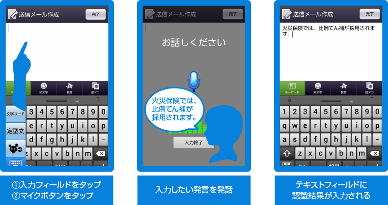 Amivoice Keyboard For Android 製品情報 音声認識の株式会社アドバンスト メディア